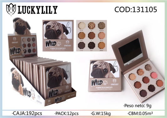 Paleta de sombras Wild (12pz)