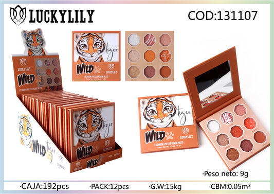 Paleta de sombras Wild Tiger (12pz)