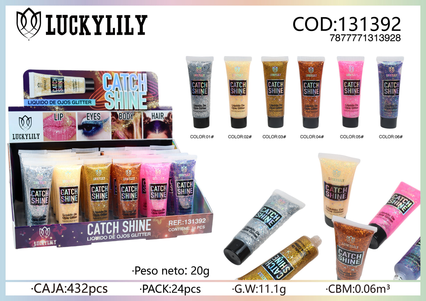 Sombra liquida Catch Shine (24pz)