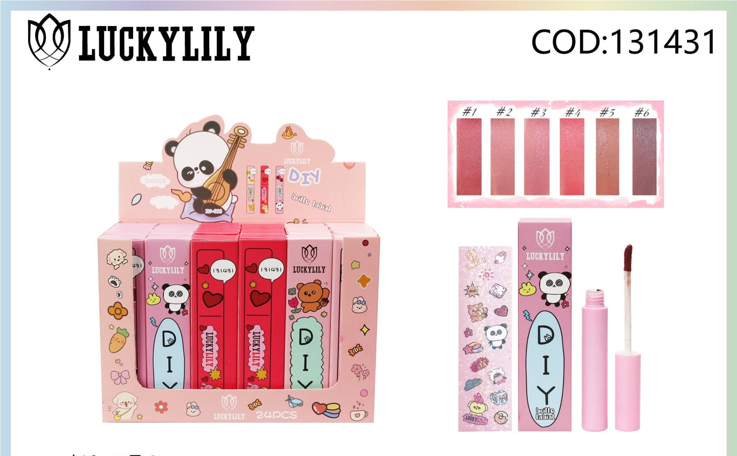 Labial liquido DIY (24pz)