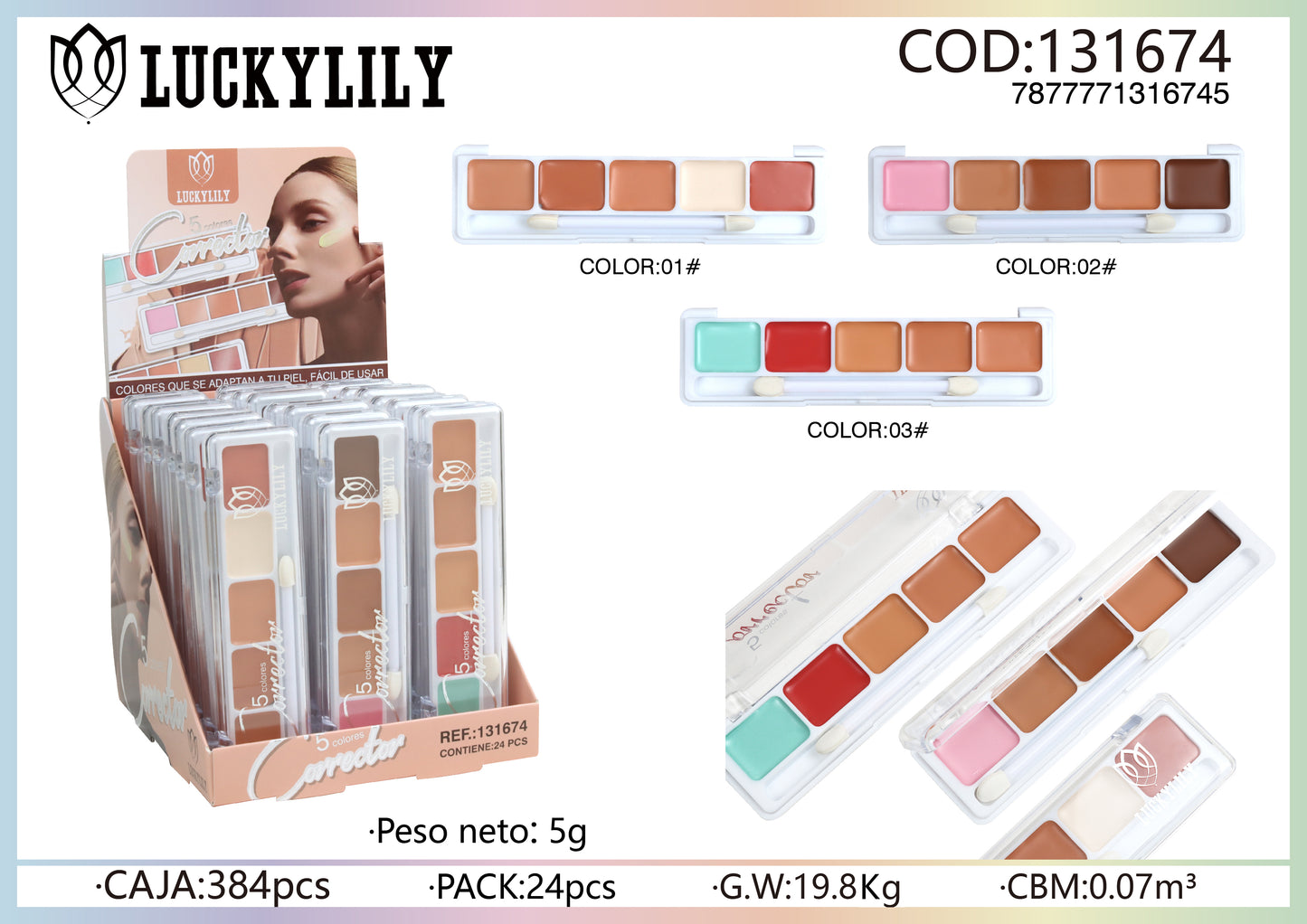 Paleta de correctores (24pz)