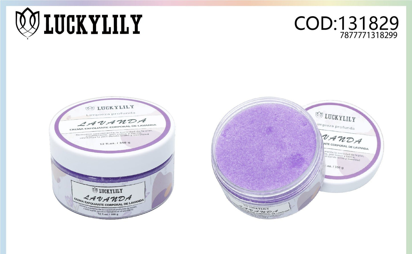 Exfoliante corporal Lavanda (12pz)