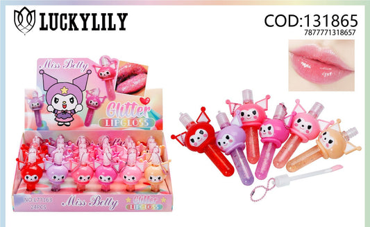 Brillo labial glitter (24pz)