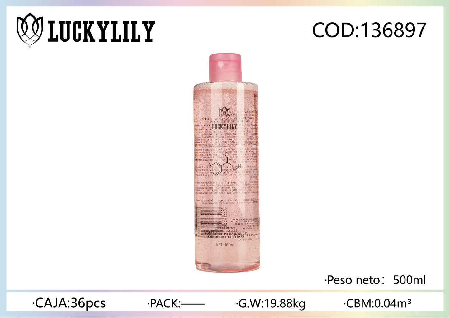 Tónico Reparador de Ampolla Péptidos (12pz))