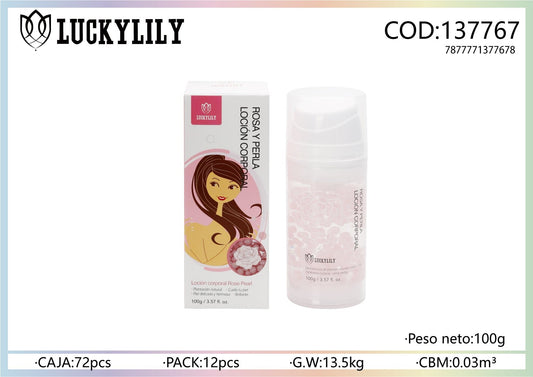 Loción corporal Rosa y Perla (12pz)