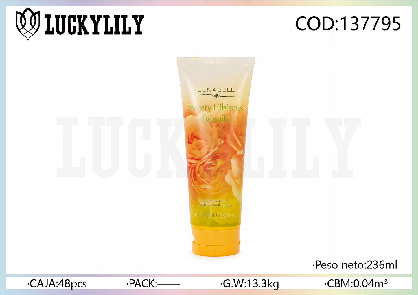 Loción corporal Sweety Hibiscus Mutabilis (6pz)