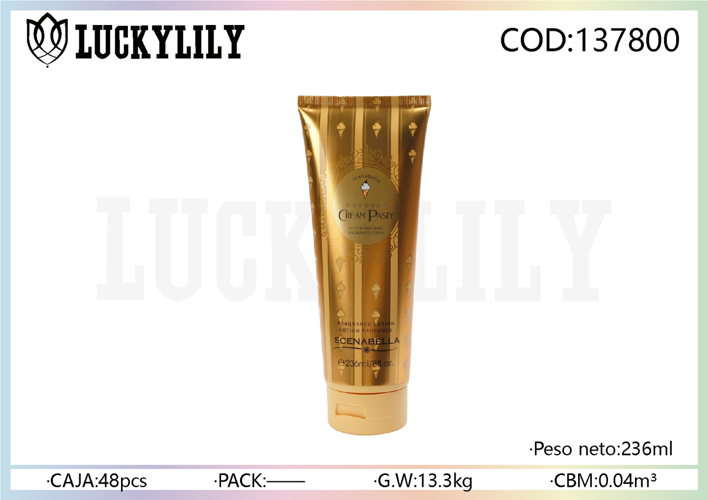 Loción corporal Cream Pasty (6pz)