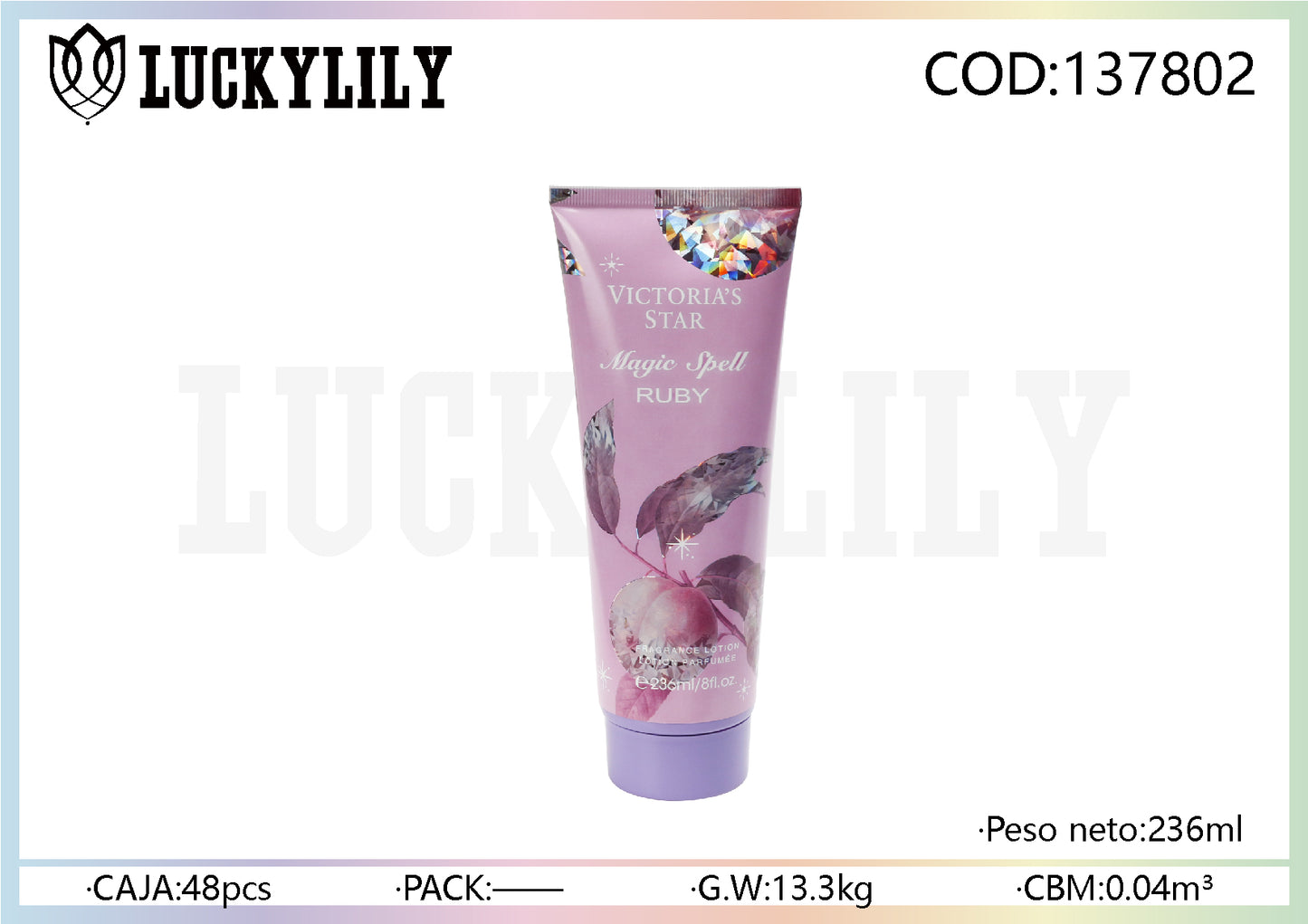 Loción corporal Magic Spell Ruby (6pz)