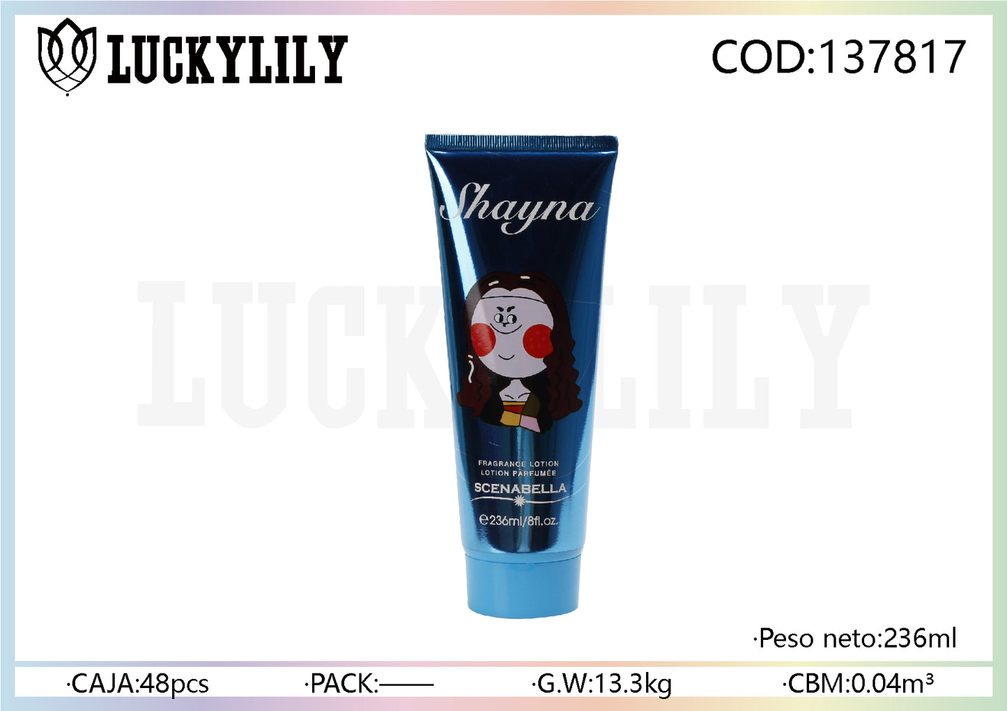 Loción corporal Shayna (6pz)