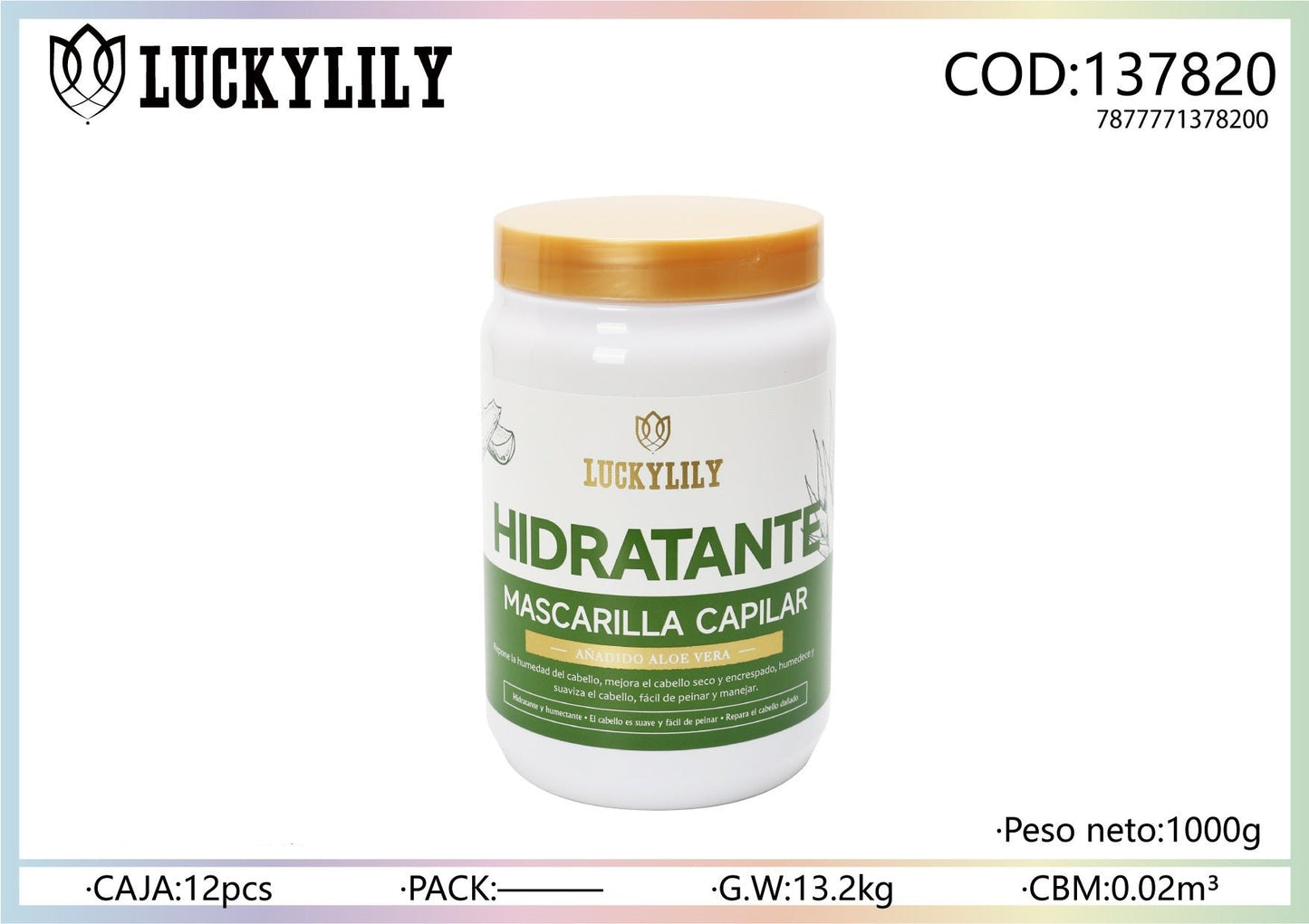 Mascarilla Capilar HIDRATANTE (12pz)