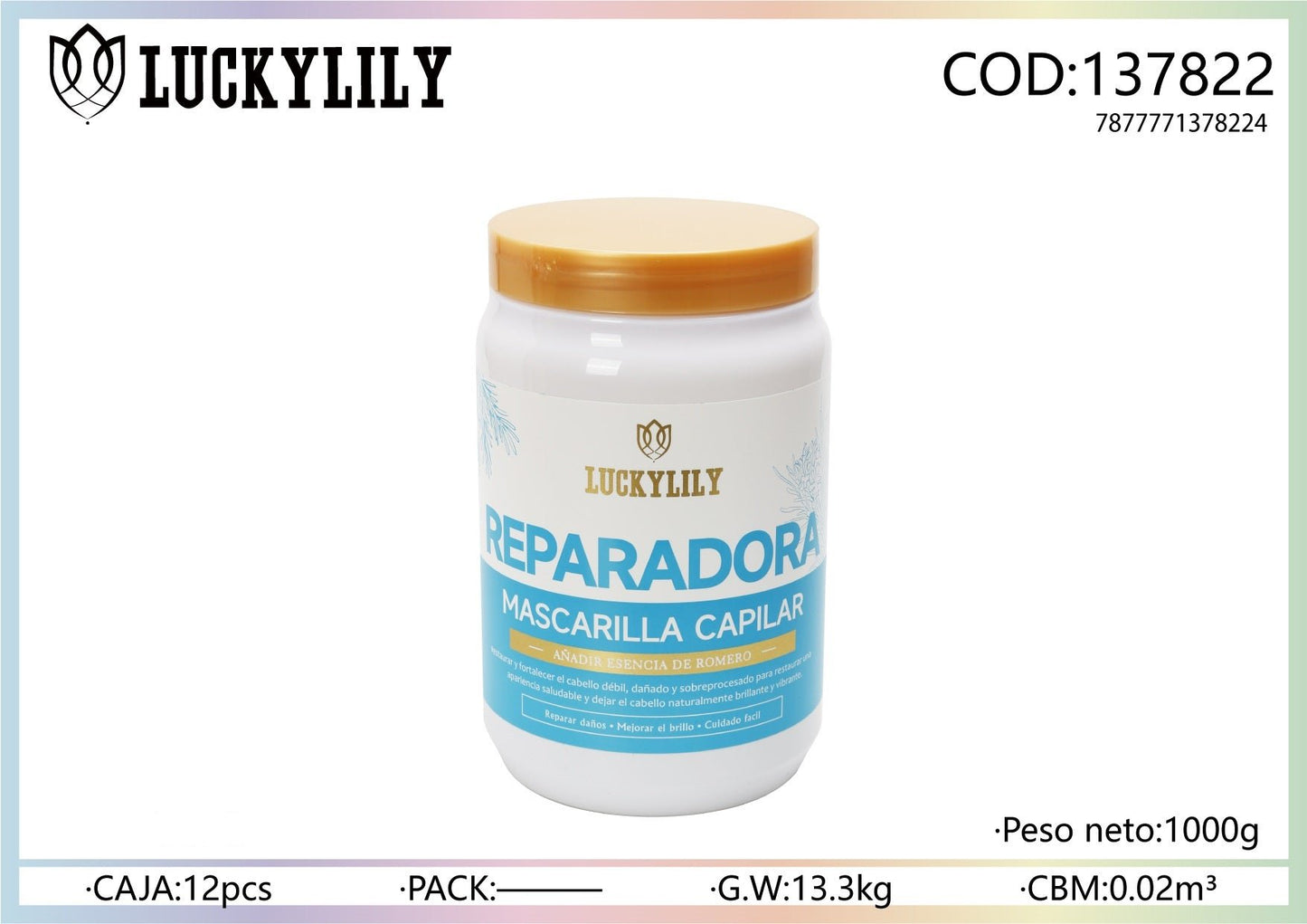 Mascarilla Capilar REPARADORA (12pz)