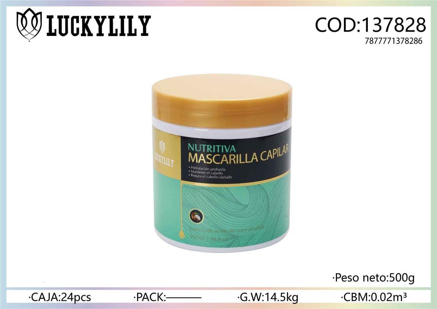 Mascarilla capilar Nutritiva (12pz)