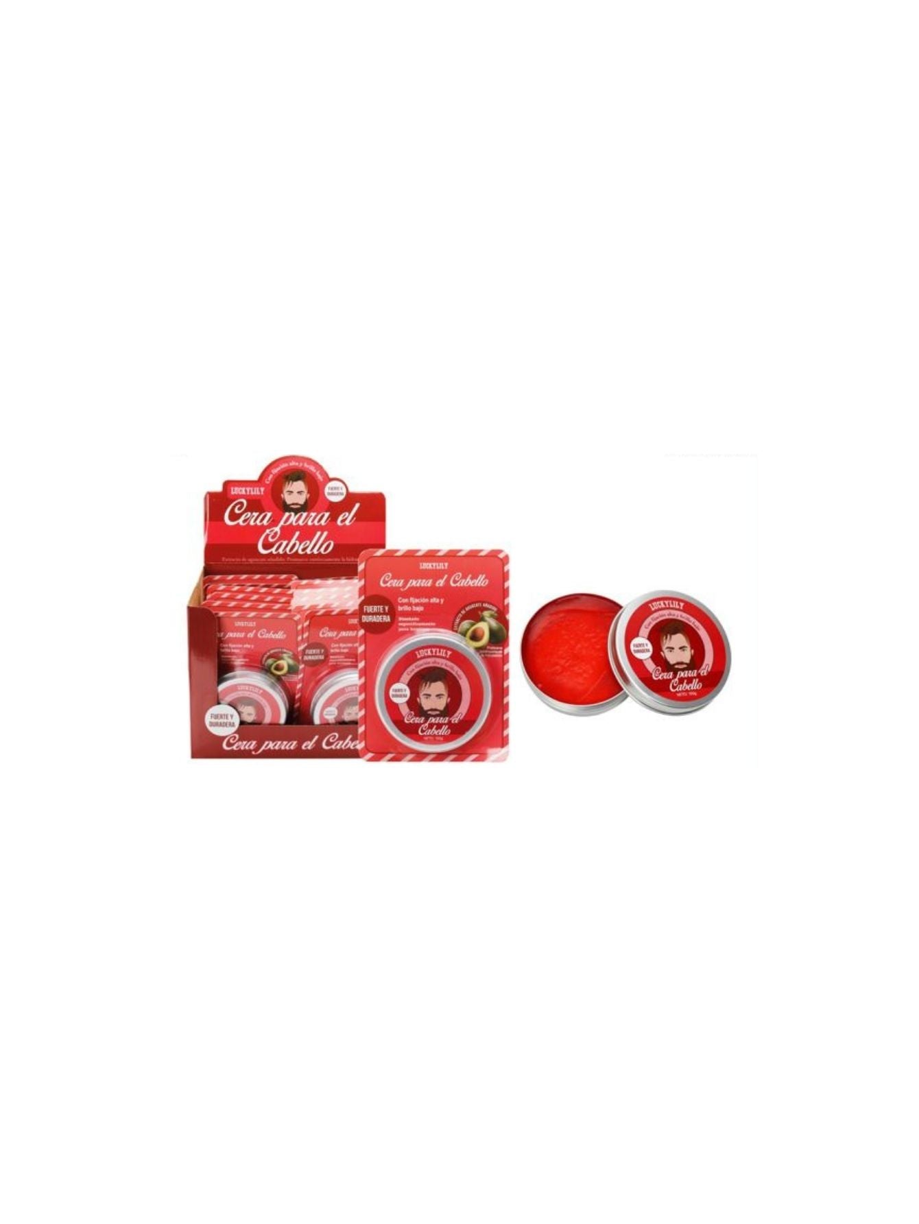 Cera fijadora para cabello Aguacate (12pz)