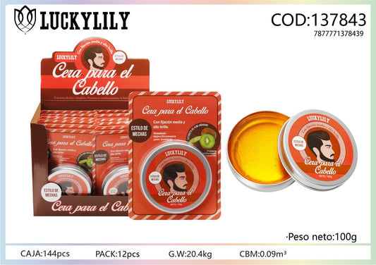Cera fijadora para cabello Kiwi (12pz)