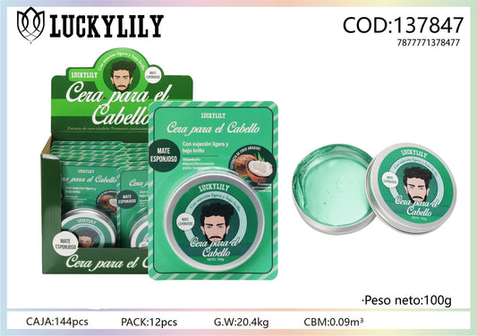 Cera fijadora para cabello Coco (12pz)