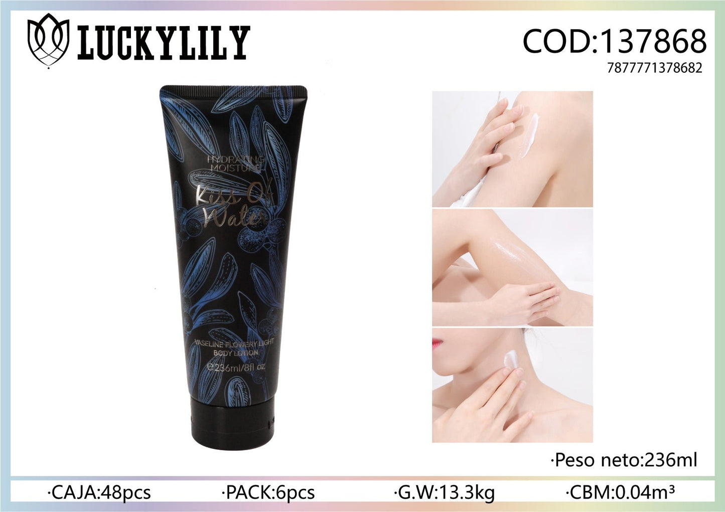 Loción corporal Kiss of Water (6pz)