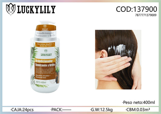 Acondicionador suavizante y brillo de Coco (12pz)