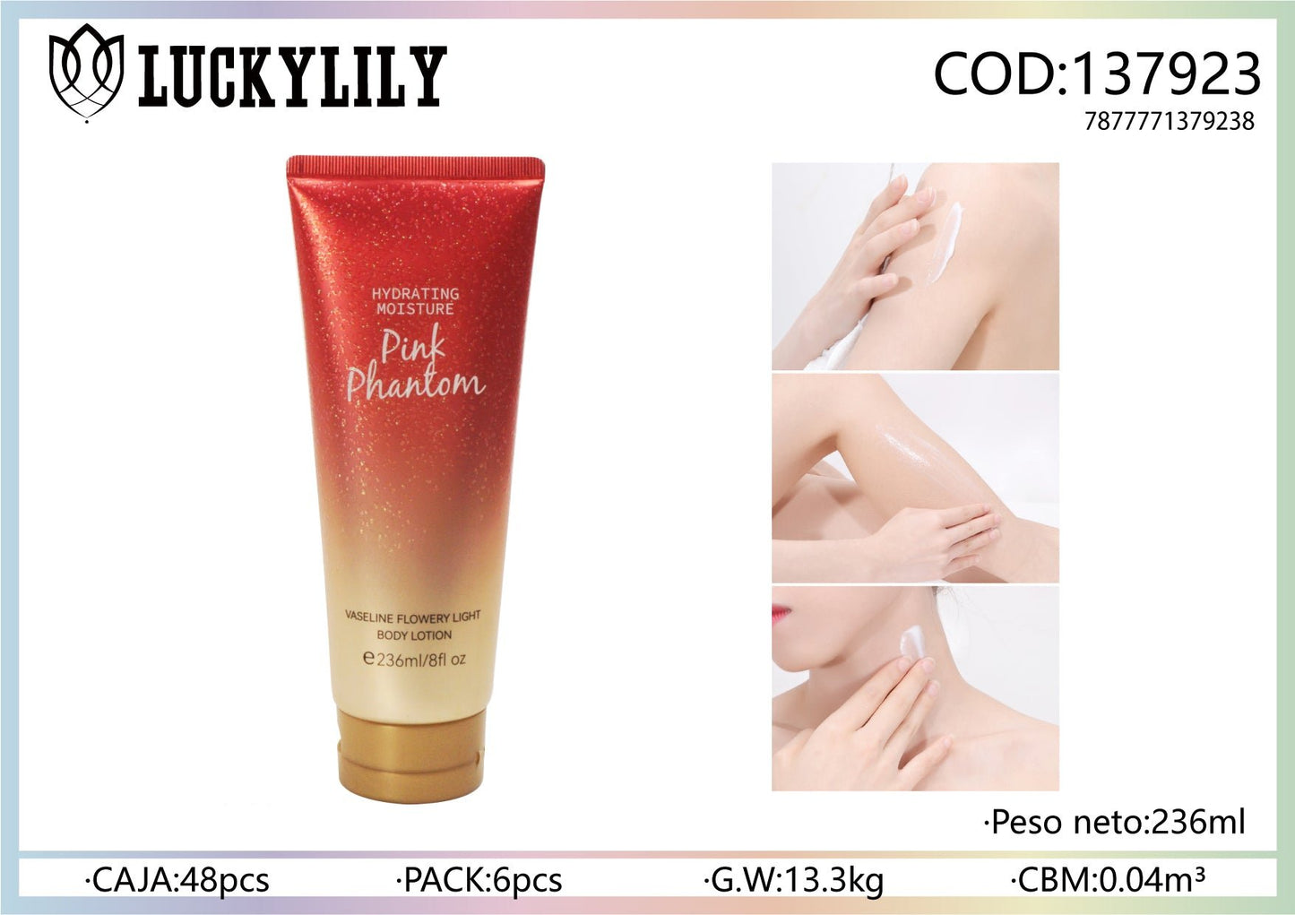 Loción Corporal Pink Phantom (6pz)