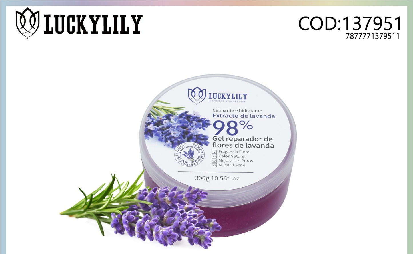 Gel Reparador de Lavanda (12pz)