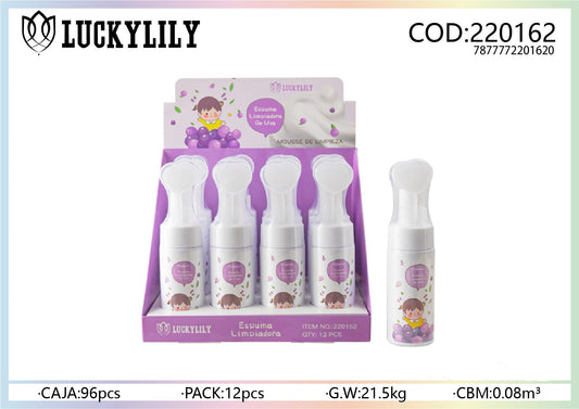 Limpiador facial espuma Uva (12pz)
