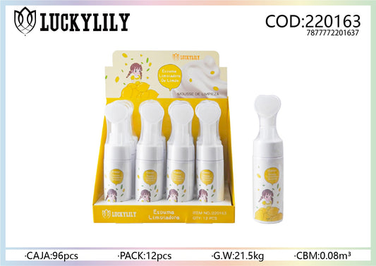 Limpiador facial espuma Limon (12pz)