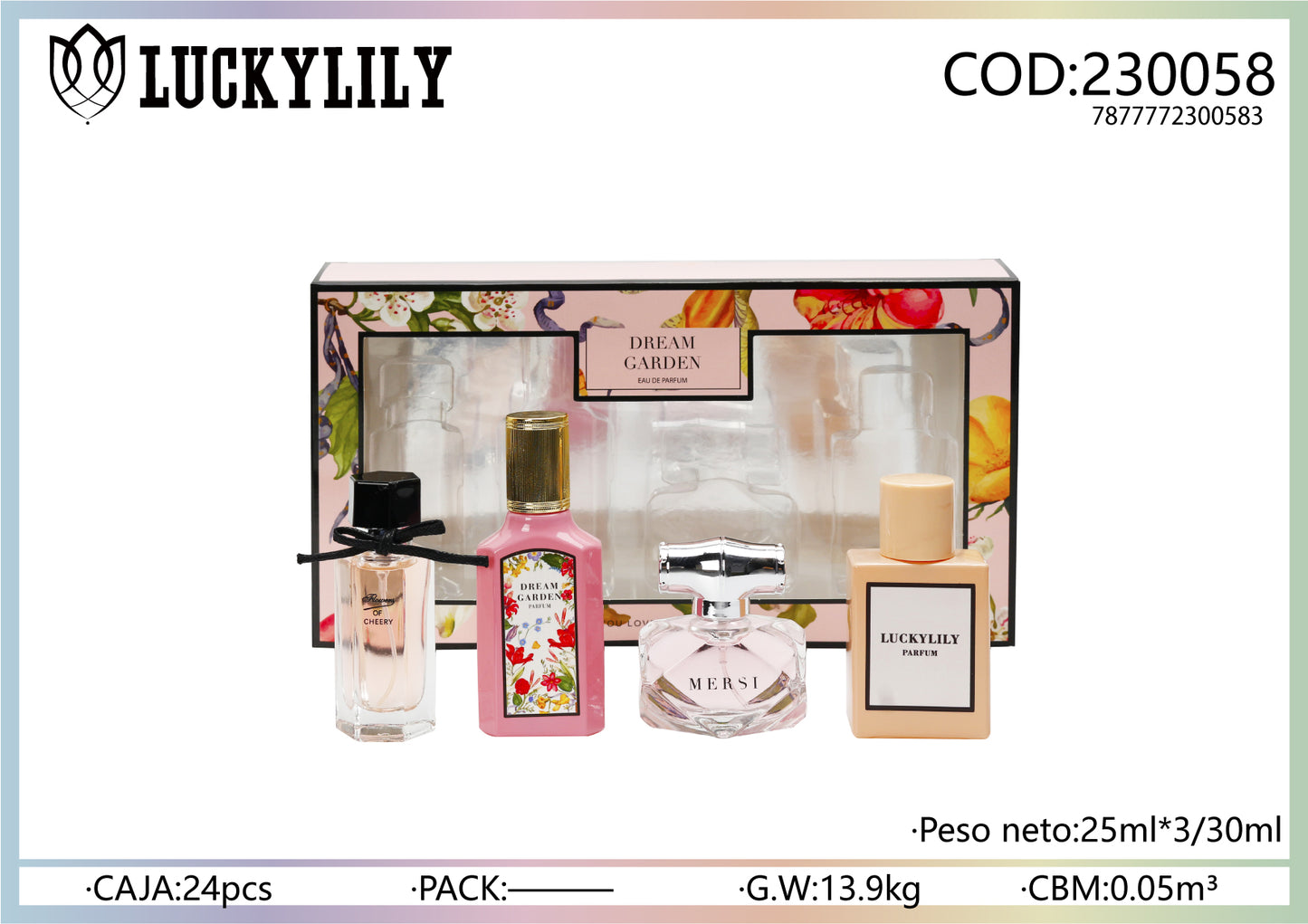 SET DE PERFUMES Dama (6pz)