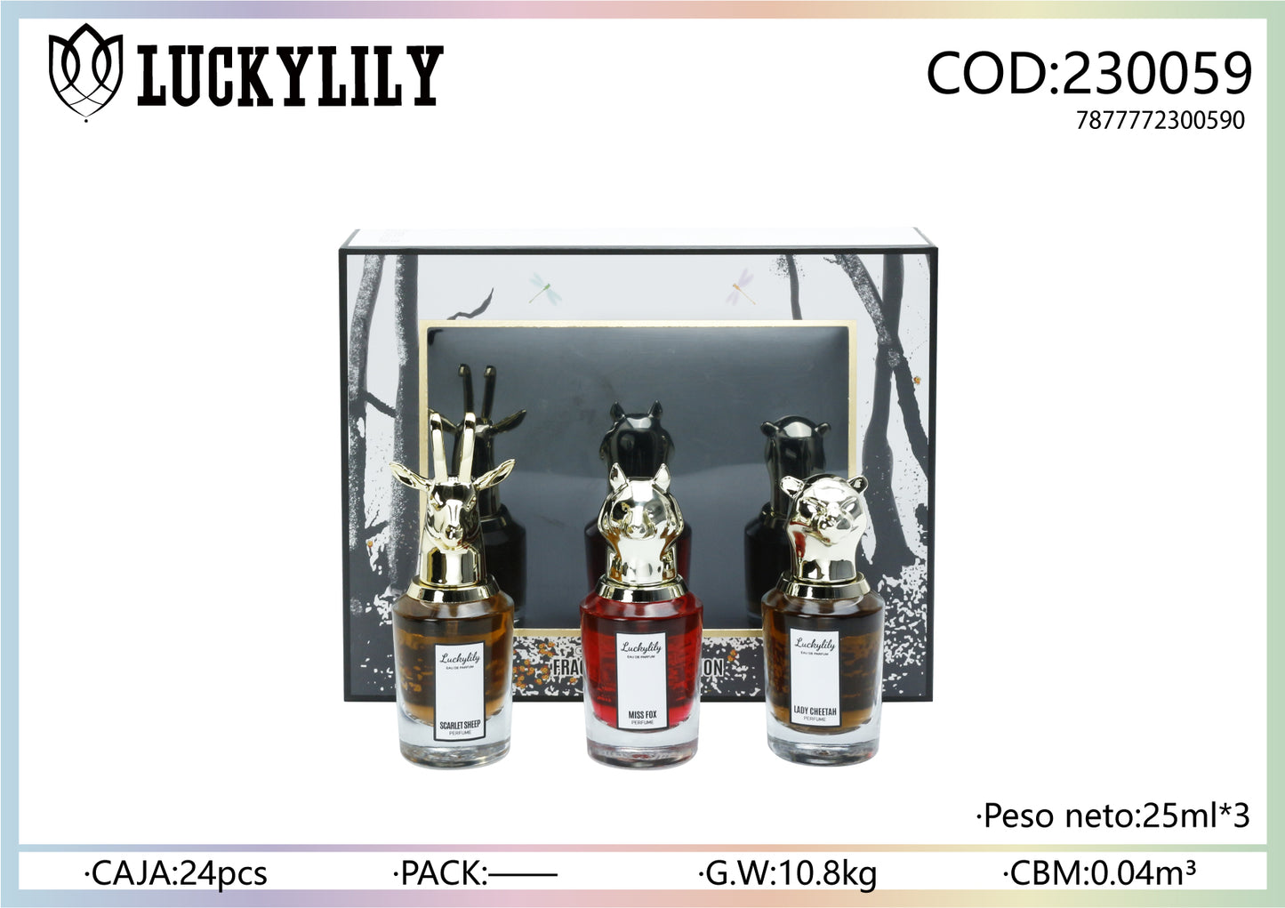 SET DE PERFUMES (6pz)