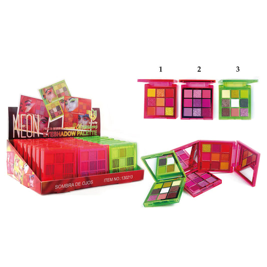 Paleta de Sombra de Ojos Neón (24pz)