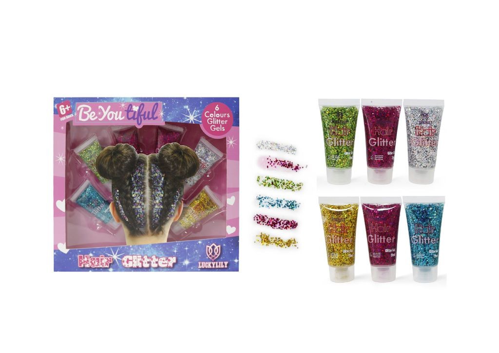 Gel con Glitter para el cabello Be Youtiful
