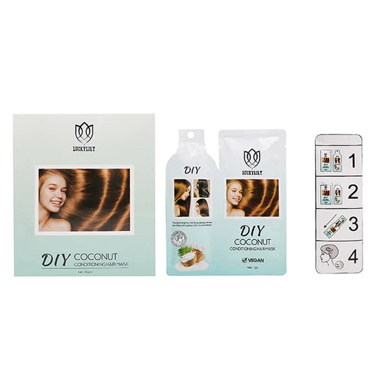 Mascarilla Capilar Acondicionadora de Coco DIY (10pz)