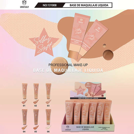 Base de Maquillaje Suave como la Seda (24pz)