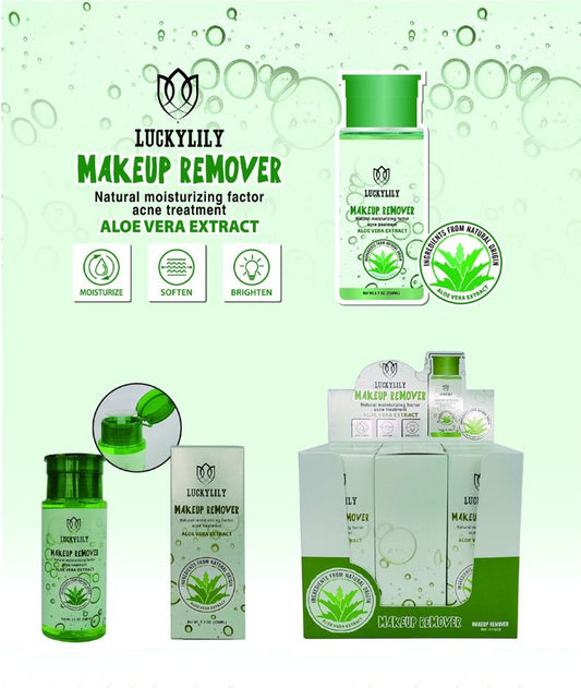 Removedor de Maquillaje con Extracto de Aloe Vera (6pz)