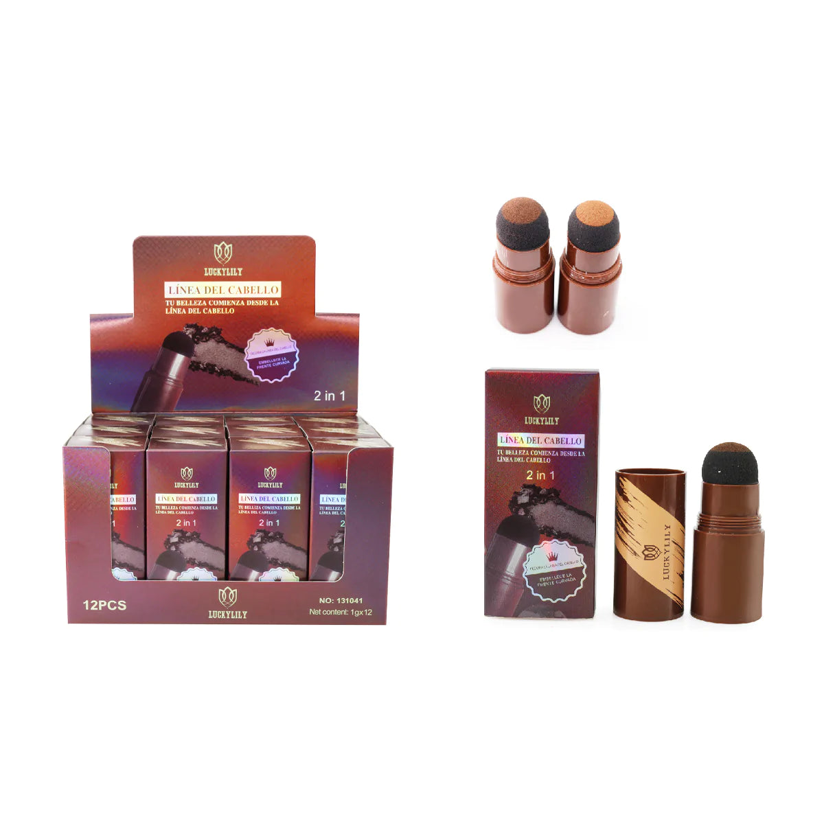 Polvo para Cejas 2 en 1(24pz)
