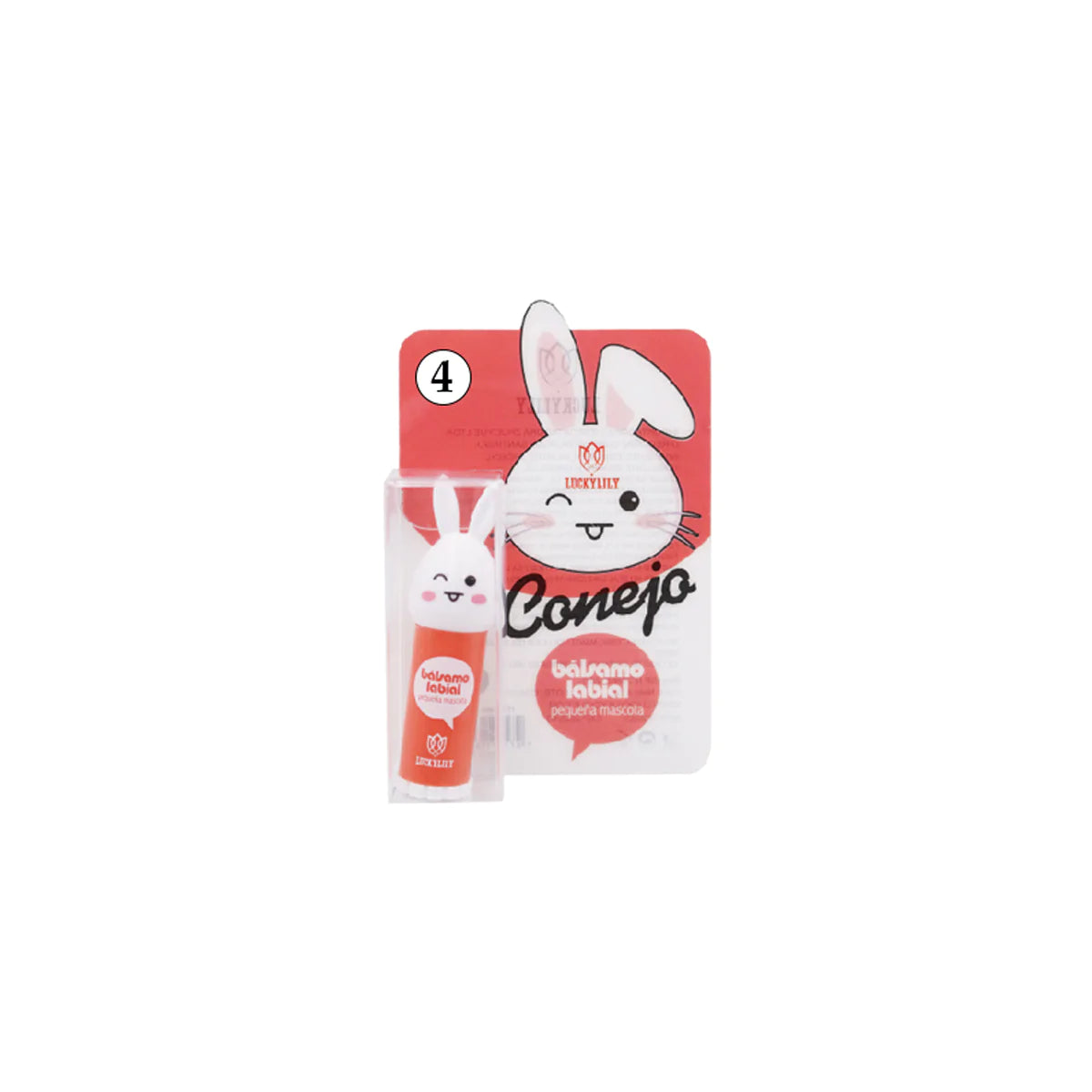 Bálsamo Labial Diseño de Conejito