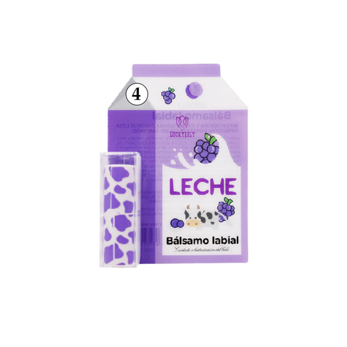 Bálsamo Labial Diseño de Leche
