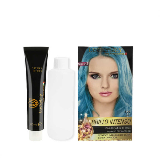 Tinte para el Cabello LuckyLily Brillo Intenso #09 (24pz)