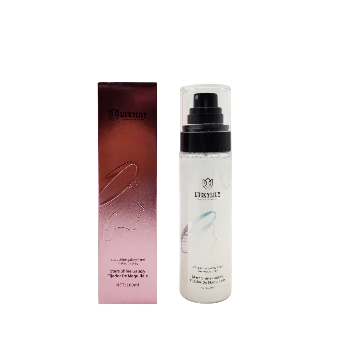 Fijador de Maquillaje Rosado (12pz)