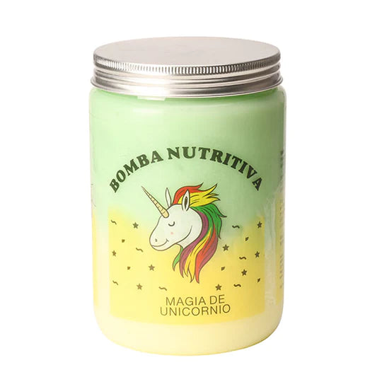 Crema Nutritiva Capilar Magia de Unicornio Verde&Amarillo (12pz)