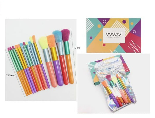 Pincel de Colores para Maquillaje