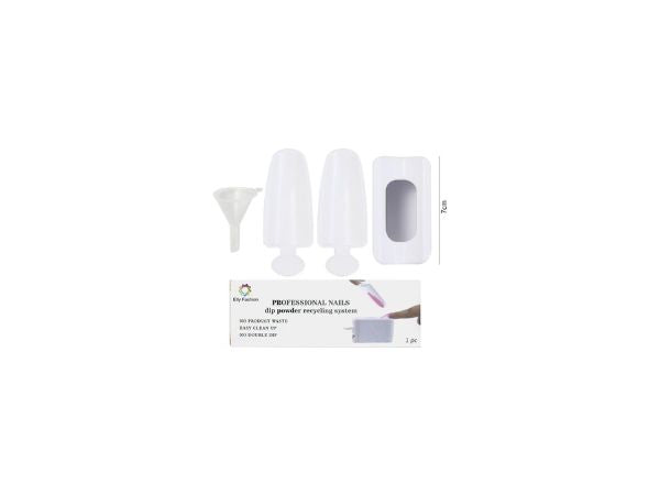 Contenedor para Reciclaje polvo de Uñas Postizas