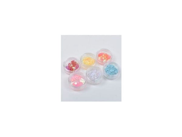 Decoración para Uñas Postizas 6 Colores.