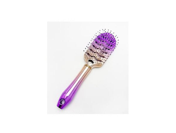 Cepillo Semi Circular Color Violeta Degradado.