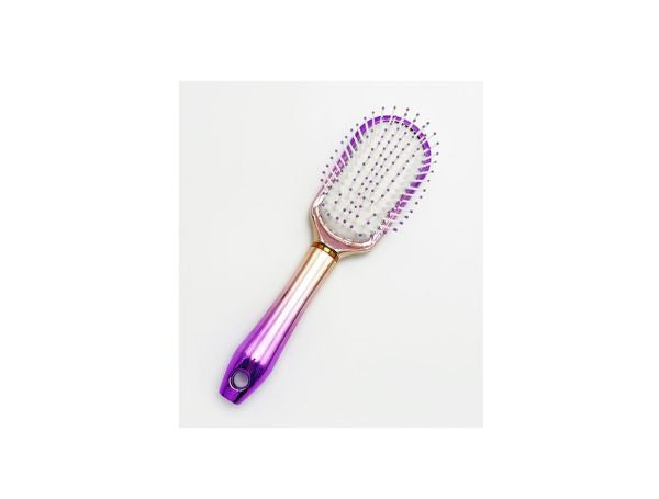 Cepillo Semi Circular Color Violeta Degradado.