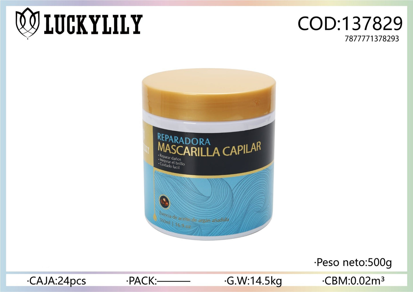Mascarilla capilara reparadora (12pz)