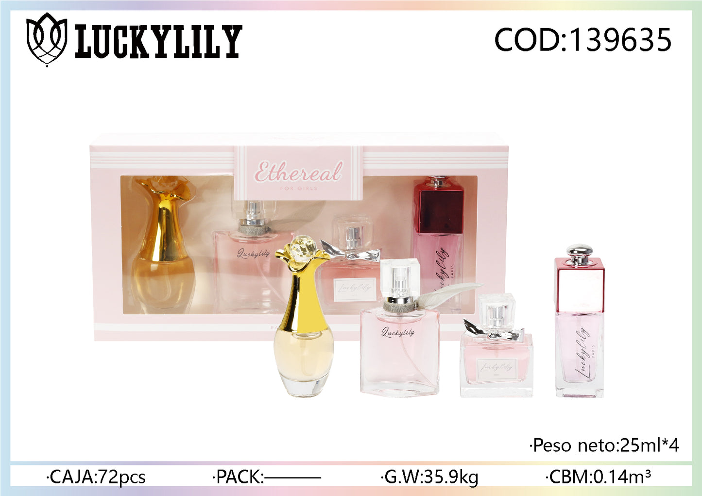 SET DE PERFUMES (6pz)