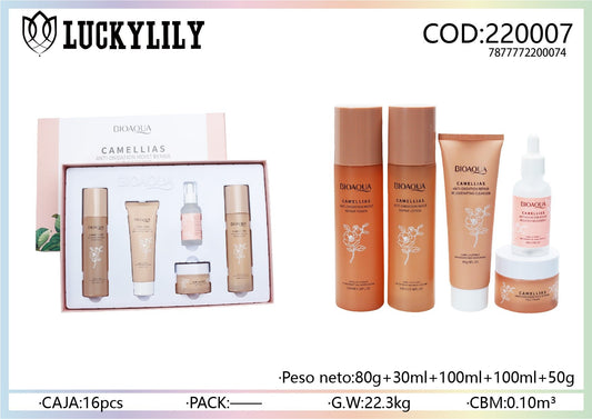 Set de skincare con extracto Camellia (5pz)