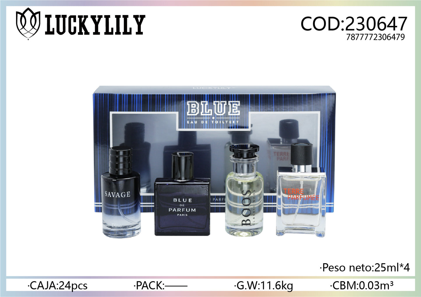 SET DE PERFUMES (6pz)