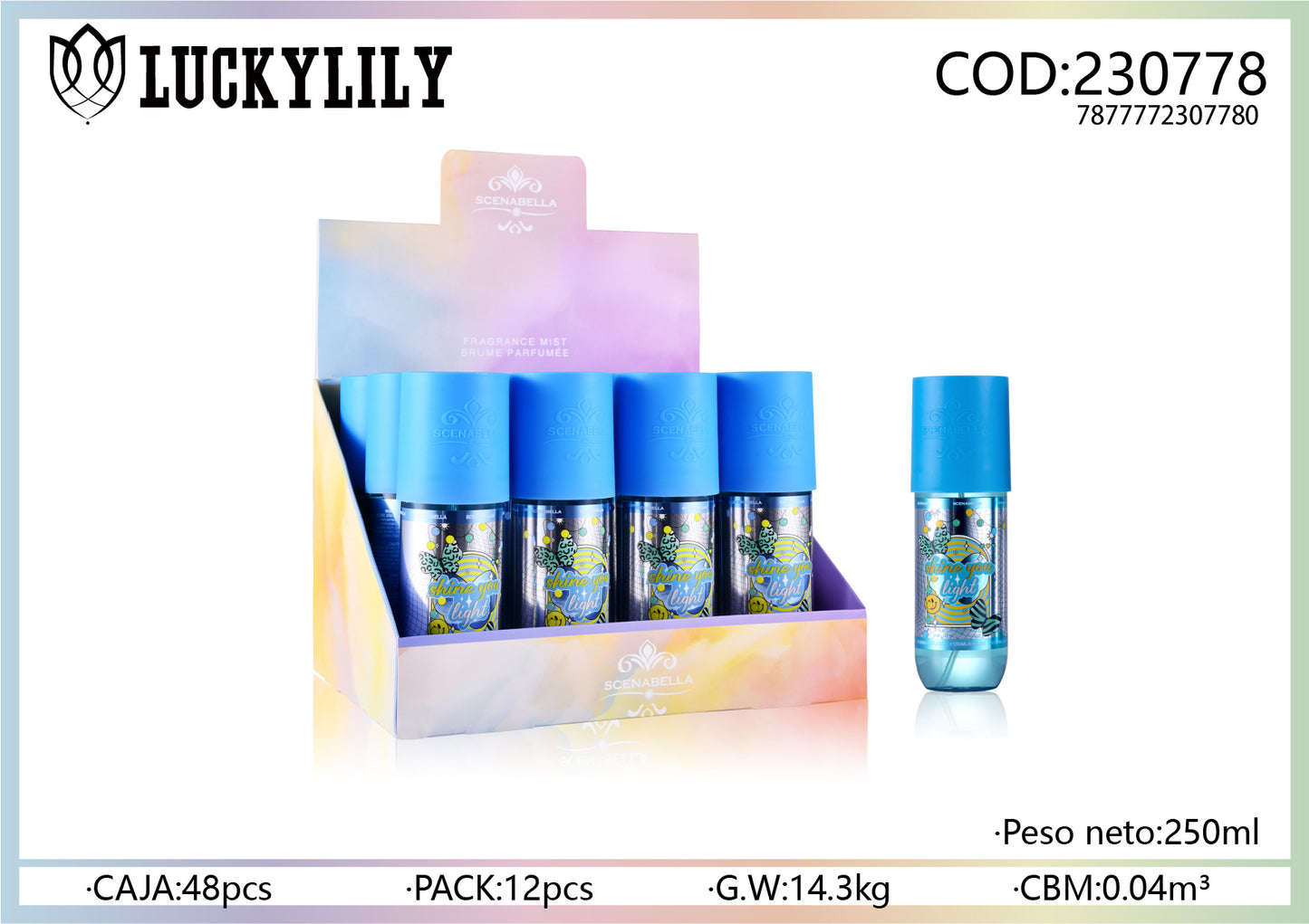 Body Mist Shine Your Light (12pz)