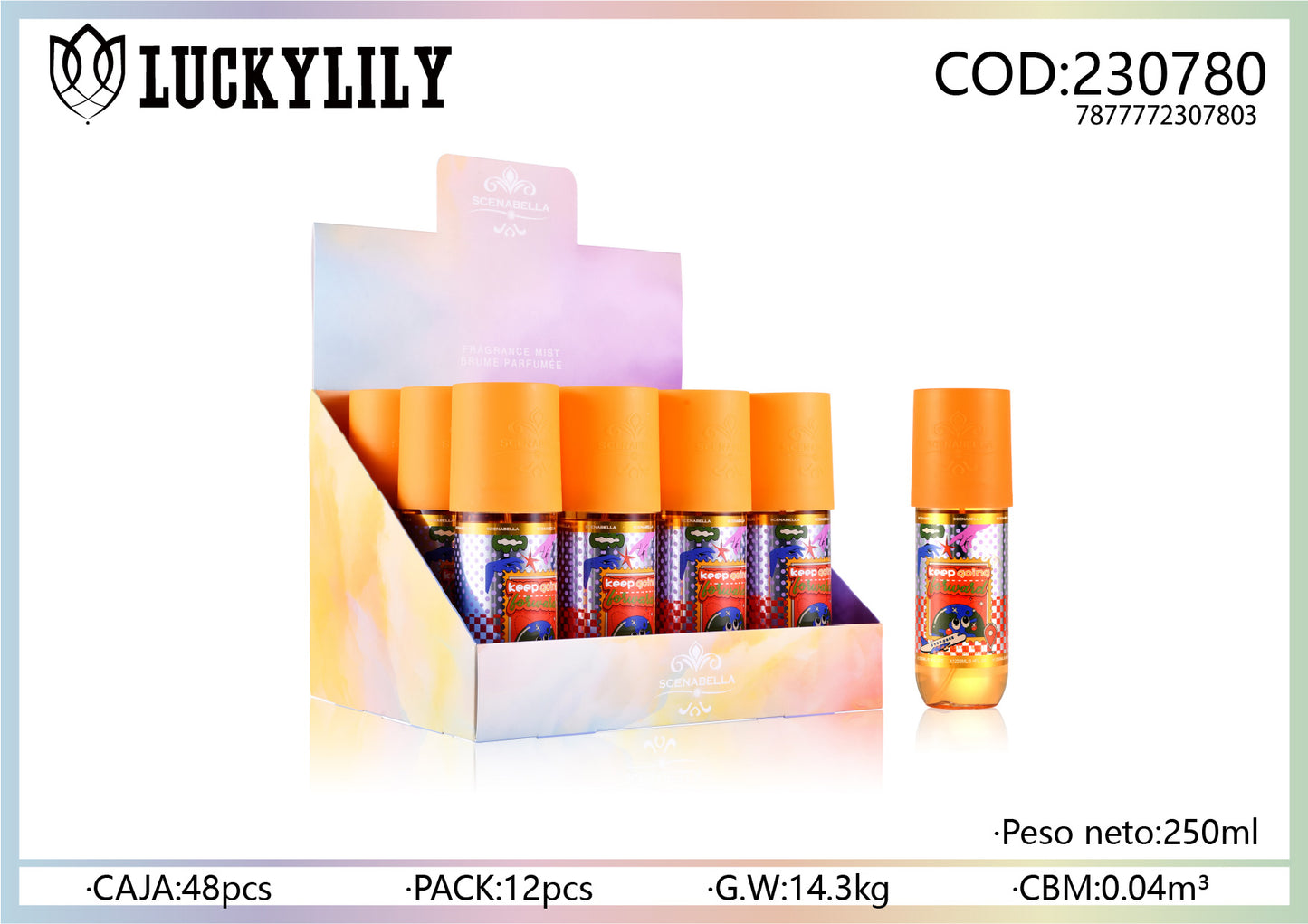 Body Mist Keep Going Forward (12pz)