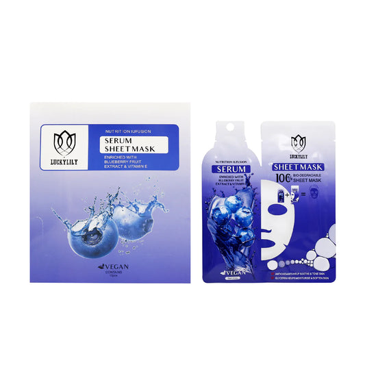 Serum + Mascarilla hidratante de Arandanos